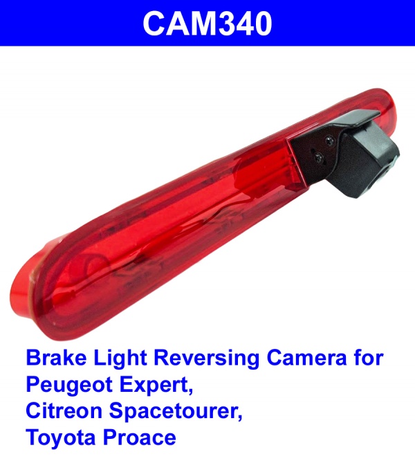 Brake Light Reversing Camera for Peugeot Expert, Citreon Spacetourer, Toyota Proace